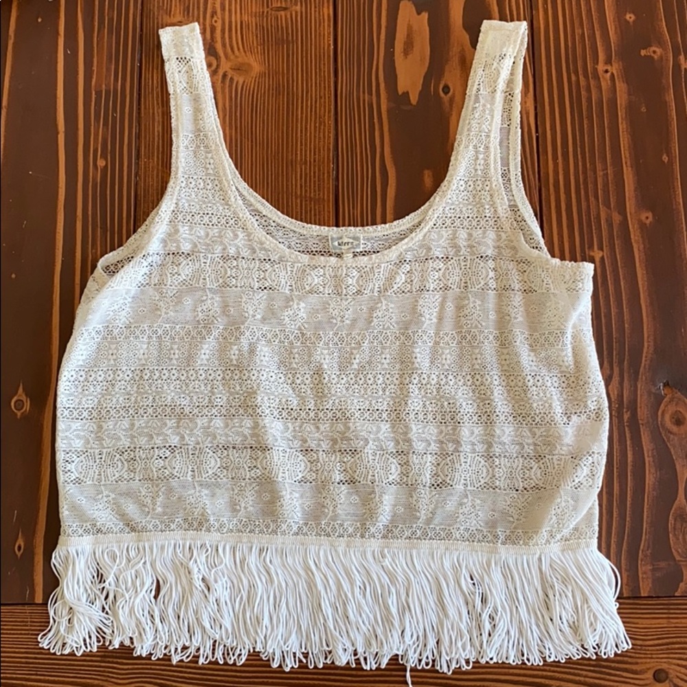 Kirra Boho Sheer Crop Top